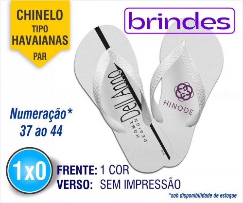 Chinelos Tipo Havaianas Branco