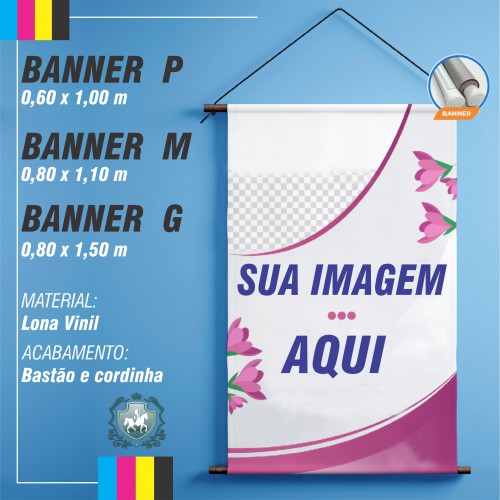 Banner P Tam. 0,60x1,00m
