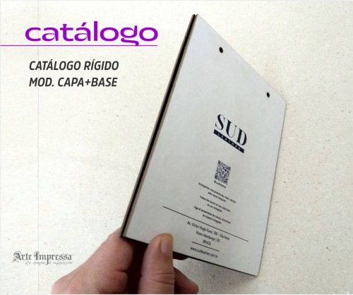 Catálogo Rígido Mod. Capa+Base Personalizado